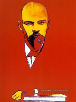 Lénine rouge Andy Warhol Peinture à l'huile